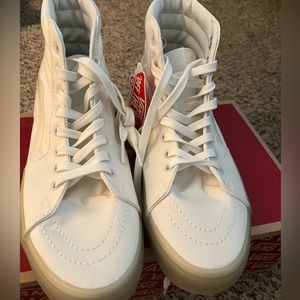 White High Top Vans